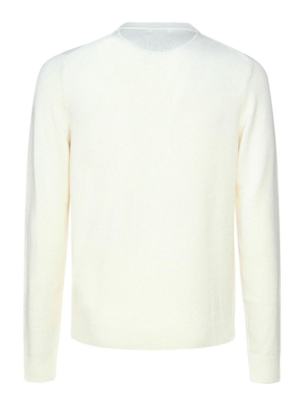 SUN 68: Strickpullover mit Rundhalsausschnitt online - Rundhalspullover - Weiß