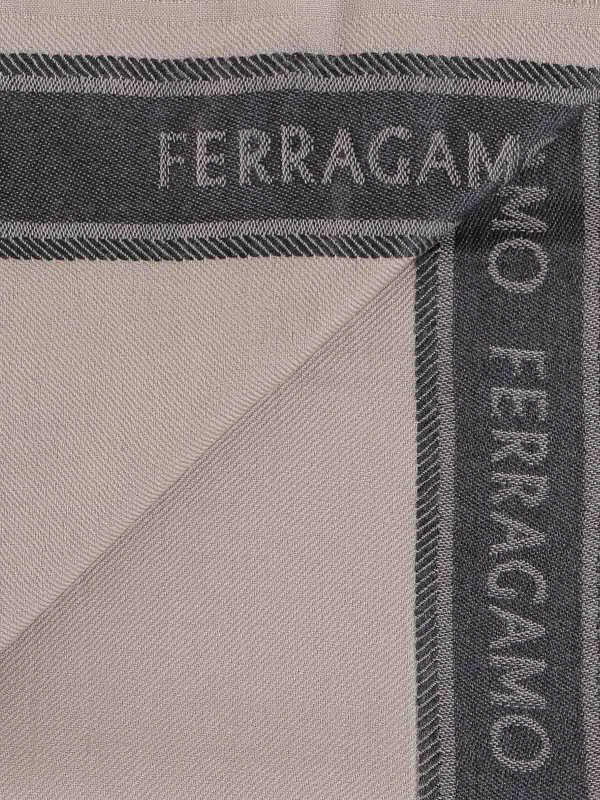 The Best Shops SALVATORE FERRAGAMO: scarves - Scarf With Lettering Logo
