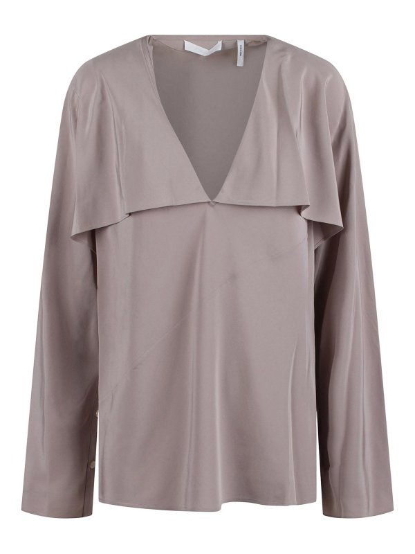 HELMUT LANG: トップス＆タンクトップ - トップ/タンクトップ - グレー