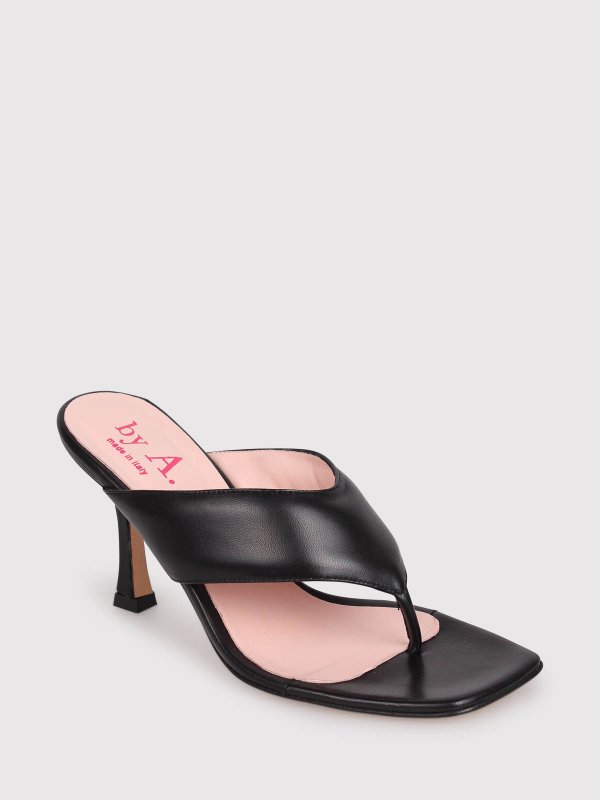 Anna F.: flip flops online - Heeled Flip Flops
