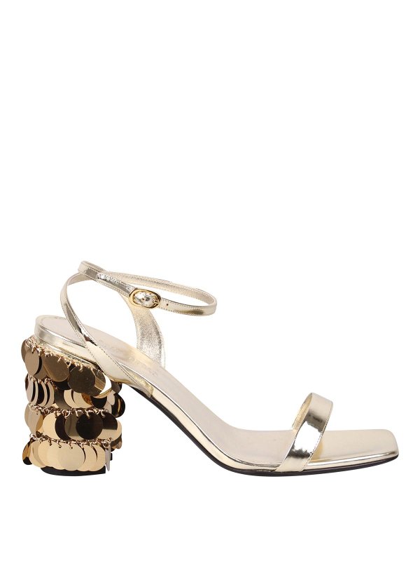 PACO RABANNE: サンダル - サンダル - 金