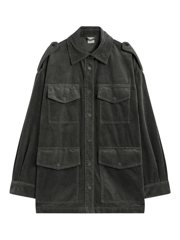 ASPESI: シャツ - シャツ - ダークグリーン