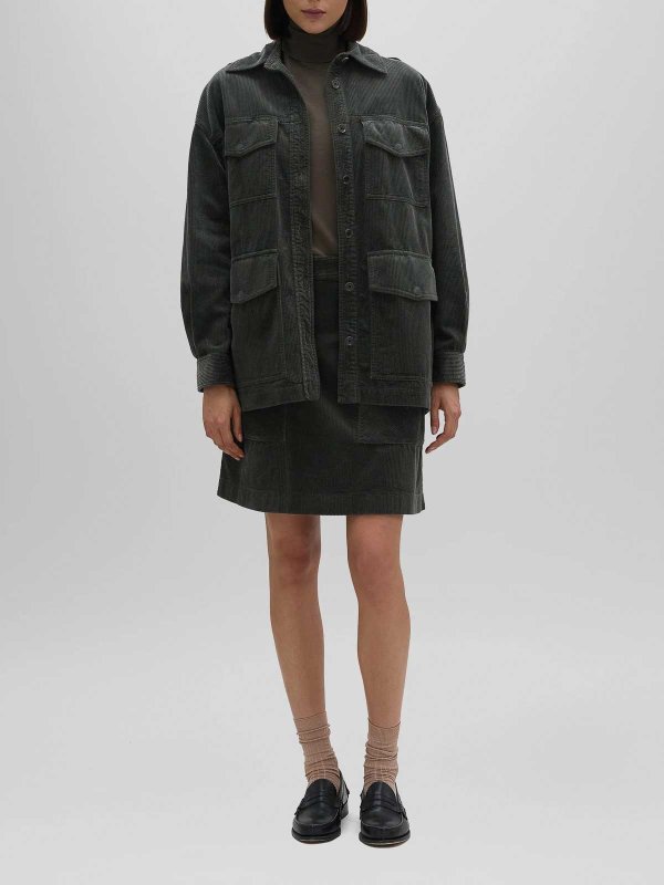 ASPESI: シャツ online - シャツ - ダークグリーン