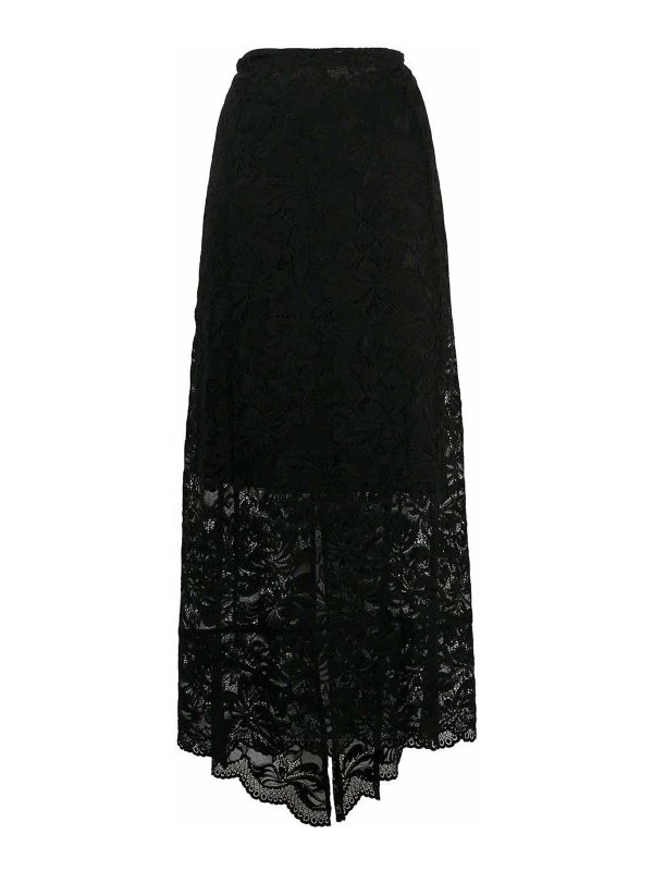 RABANNE: Knielange und Midi Röcke - Midirock - Schwarz