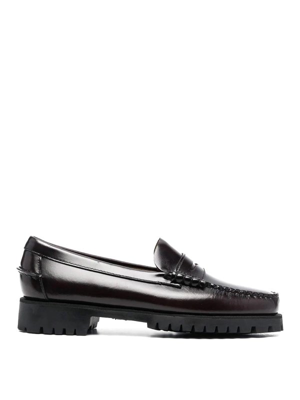 SEBAGO: Loafers & Slippers - Mocassino Dan Lug Burgundy