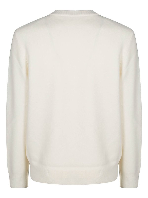A.P.C.: Strickpullover mit Rundhalsausschnitt online - Rundhalspullover - Hellbeige