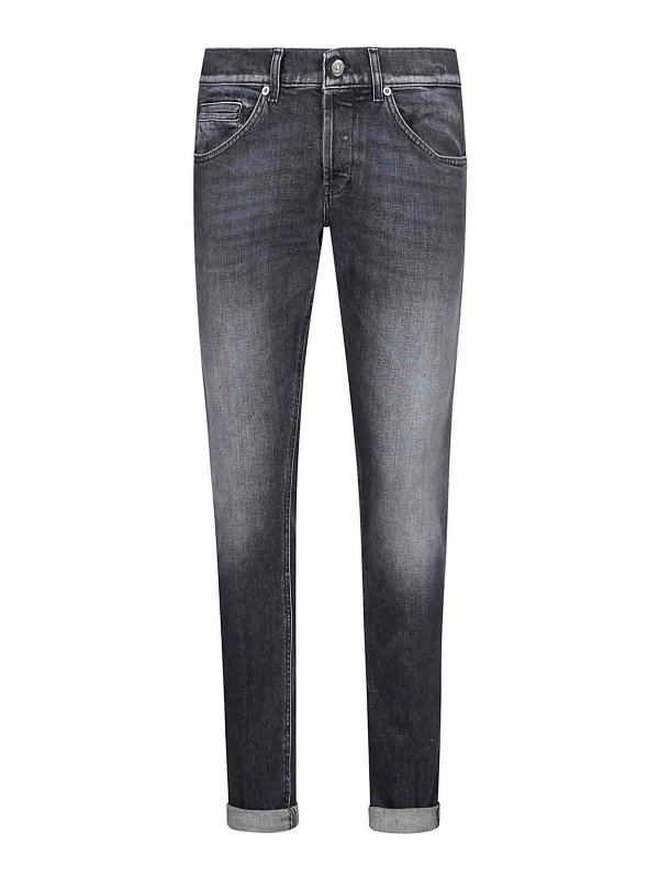 DONDUP: Bootcut - Bootcut Jeans - Schwarz