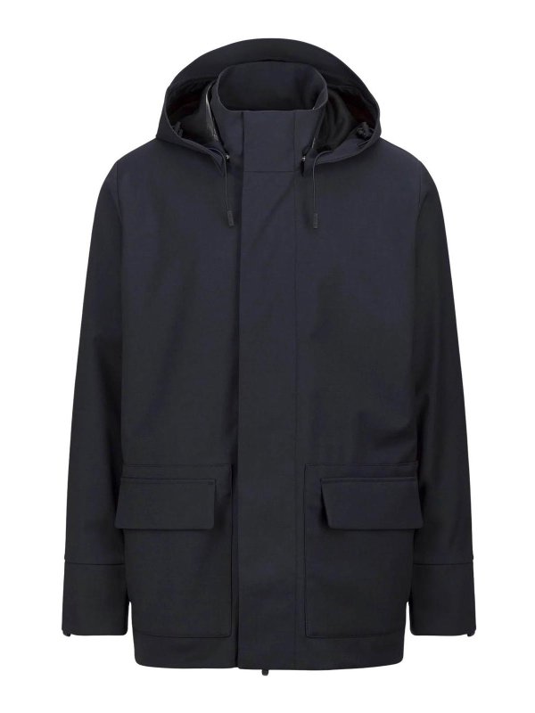 K-WAY: ショートコート - ショートコート - ブルー