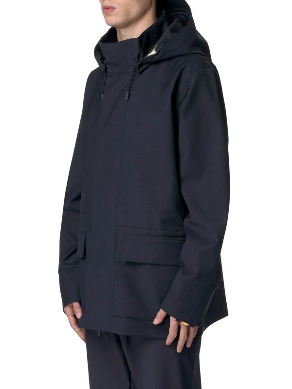 ショートコート - ブルー shop online: K-WAY