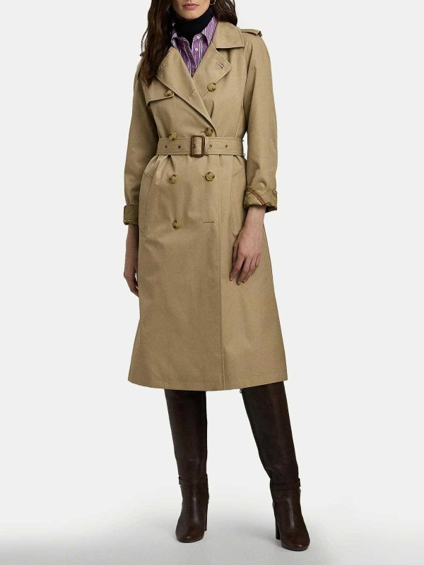 LAUREN RALPH LAUREN: short coats online - Bl Db W Ns44 Lined Coat