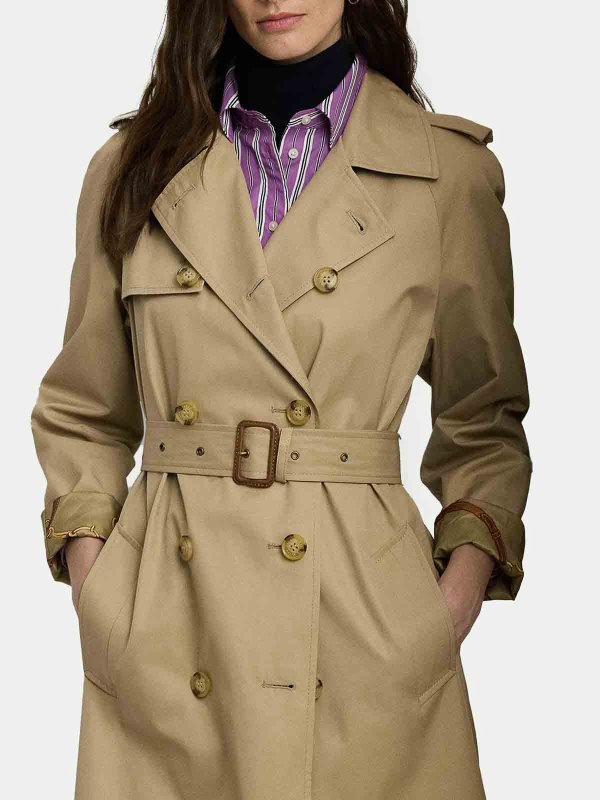 Bl Db W Ns44 Lined Coat shop online: LAUREN RALPH LAUREN