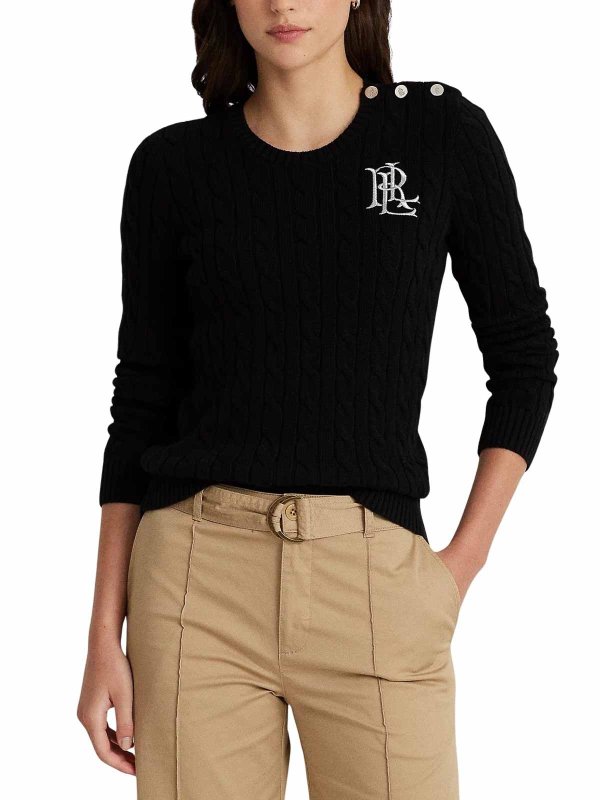 LAUREN RALPH LAUREN: crew necks online - Montiva Long Sleeve Pullover