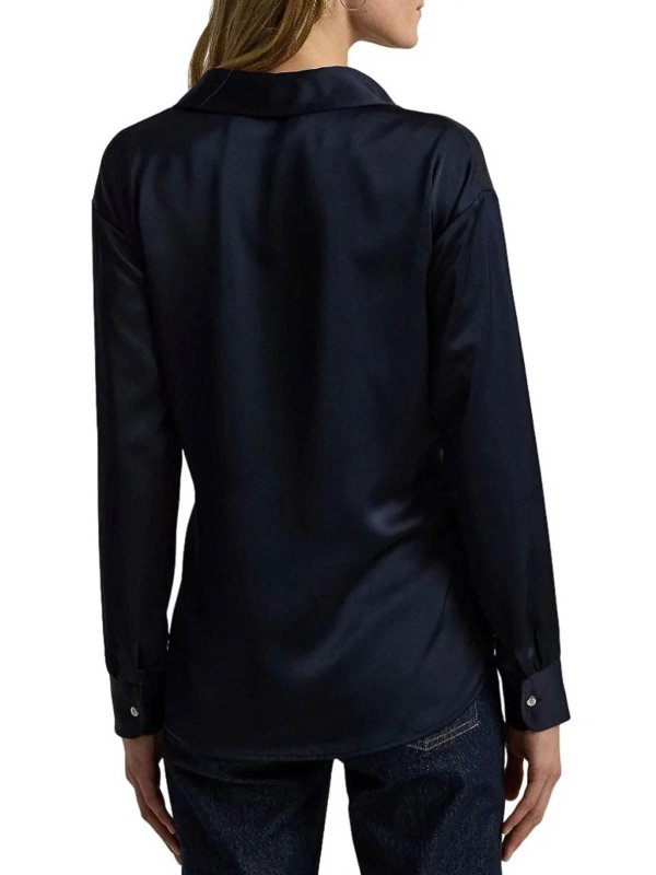 LAUREN RALPH LAUREN: ブラウス online - ブラウス - ダークブルー