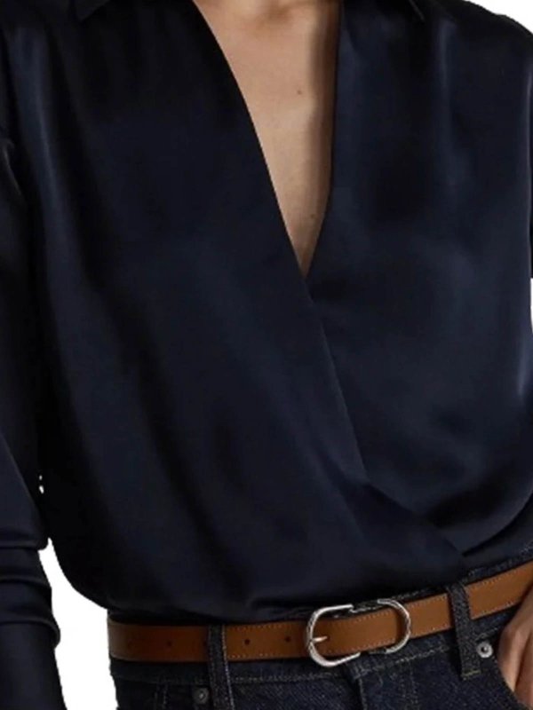 LAUREN RALPH LAUREN buy online ブラウス - ダークブルー