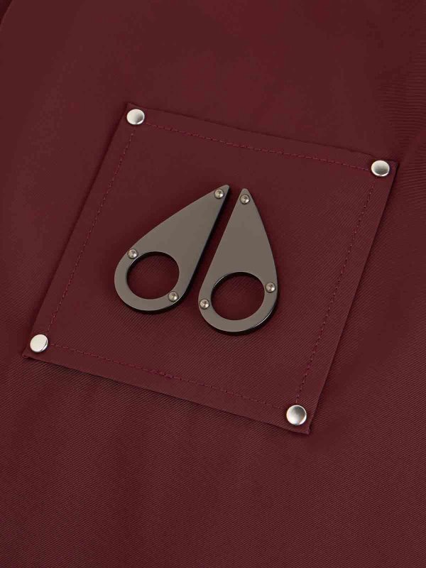 The Best Shops MOOSE KNUCKLES: ボンバージャケット - ボンバージャケット - ボルドー