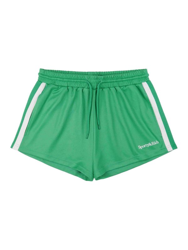 SPORTY & RICH: トラウザーショーツ - ショートパンツ - 緑
