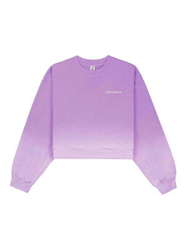 SPORTY & RICH: クルーネック - クルーネック - 紫