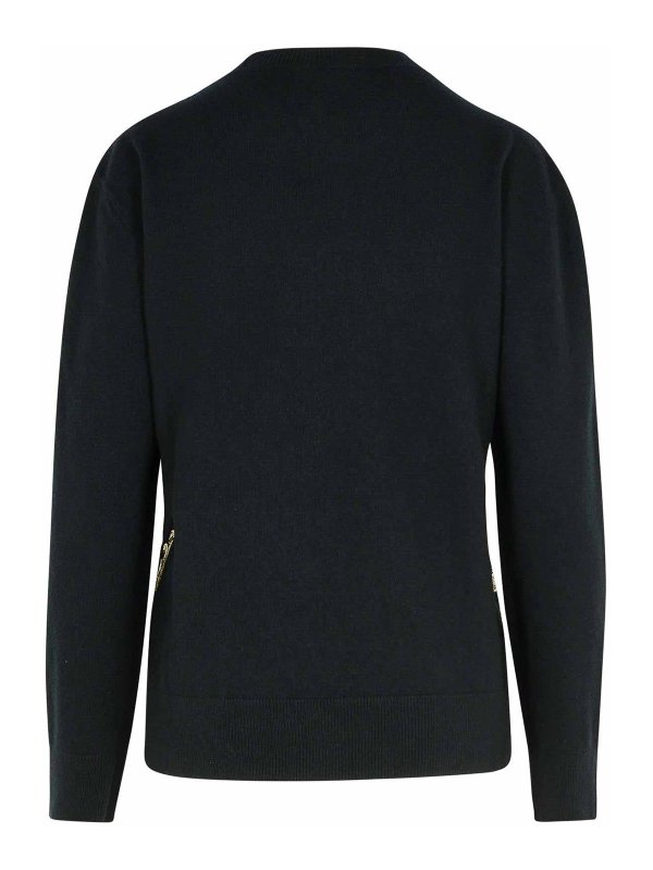 ETRO: crew necks online - Black Wool Sweater