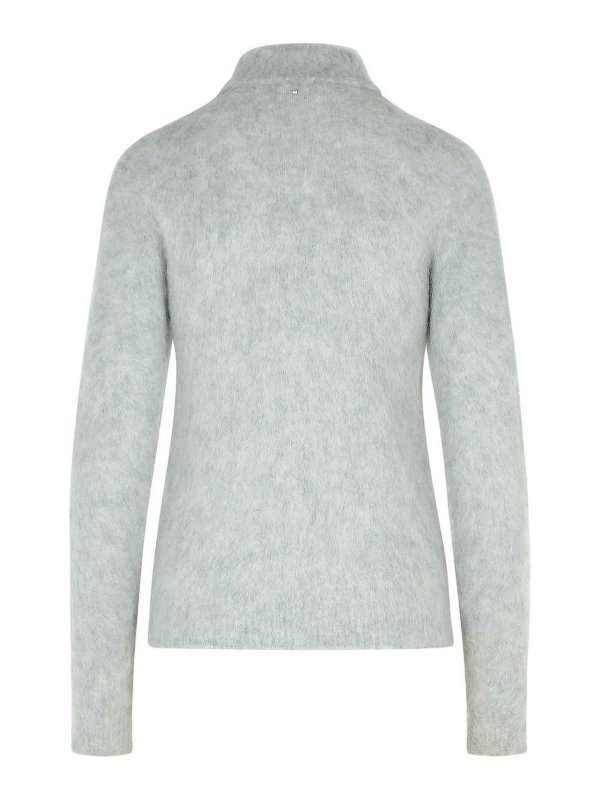 SPORTMAX: Suéteres con cuello pico online - Suéter Cuello Redondo - Gris