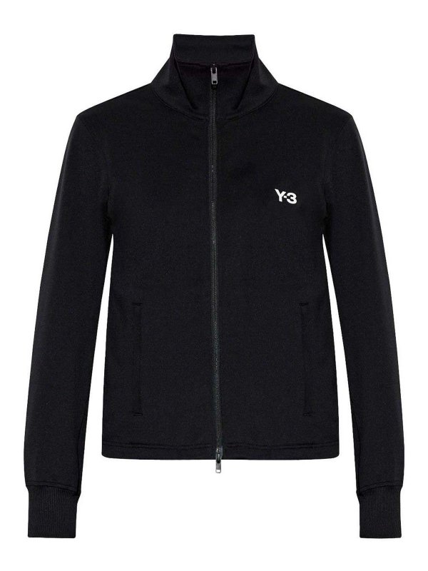 Y-3: Sudaderas y suéteres - Sudadera - Negro