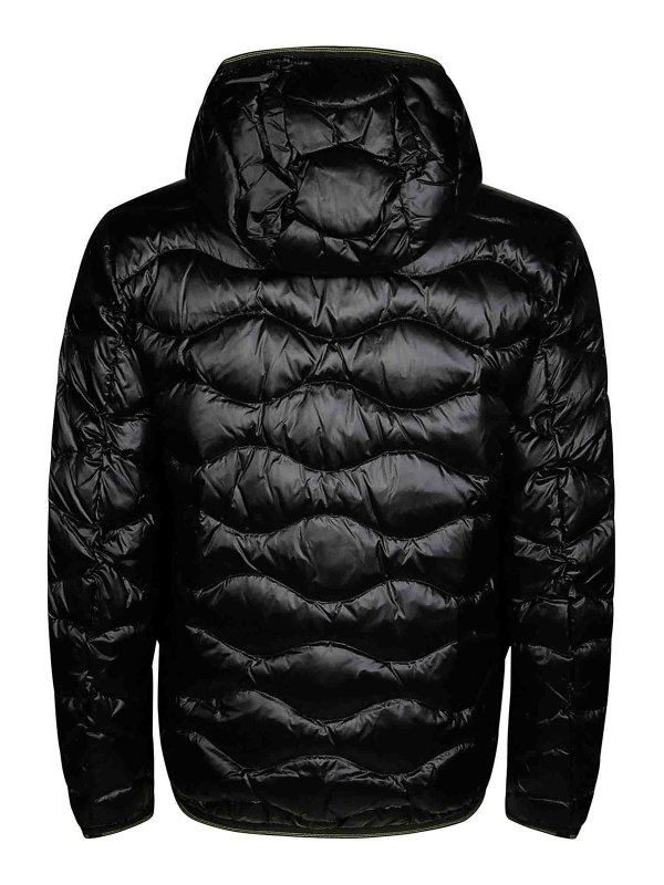 BLAUER: padded jackets online - Wave Hooded Down Jacket