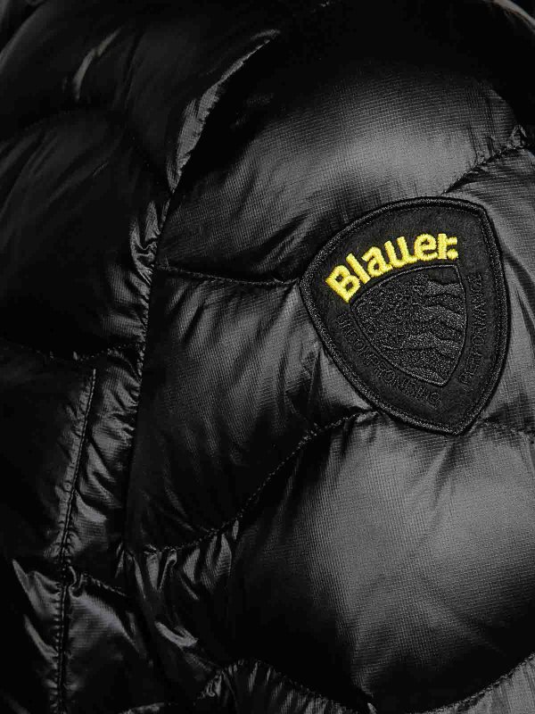 The Best Shops BLAUER: padded jackets - Wave Hooded Down Jacket