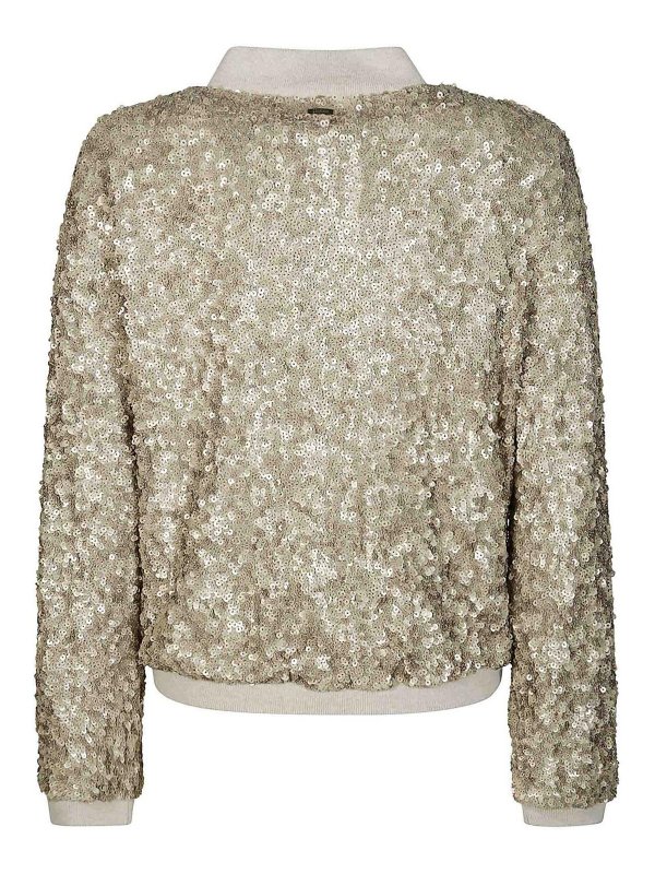 HERNO: Bomberjacken online - Bomberjacke - Gold