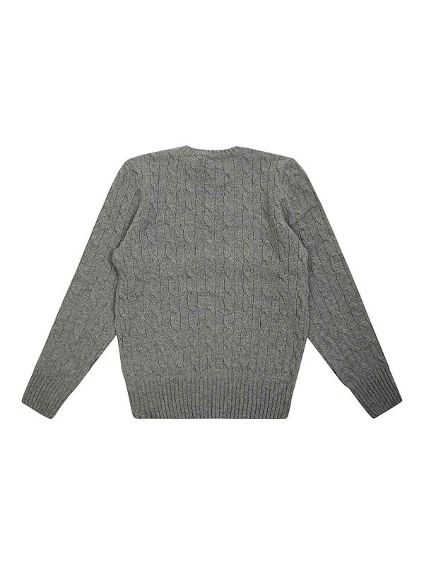 RALPH LAUREN: Col bateau online - Pull Col Bateau - Gris