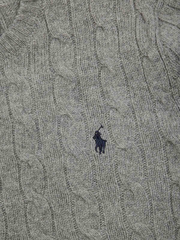 The Best Shops RALPH LAUREN: Col bateau - Pull Col Bateau - Gris