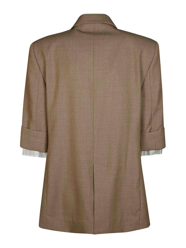 VICTORIA BECKHAM: Vestes de costume online - Blazer - Marron