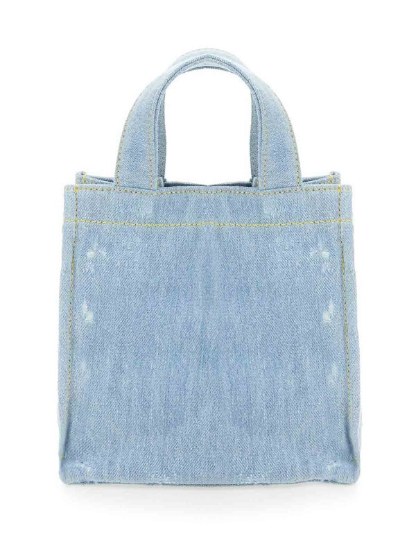 Mini Denim Shopper Bag With Logo shop online: Acne Studios