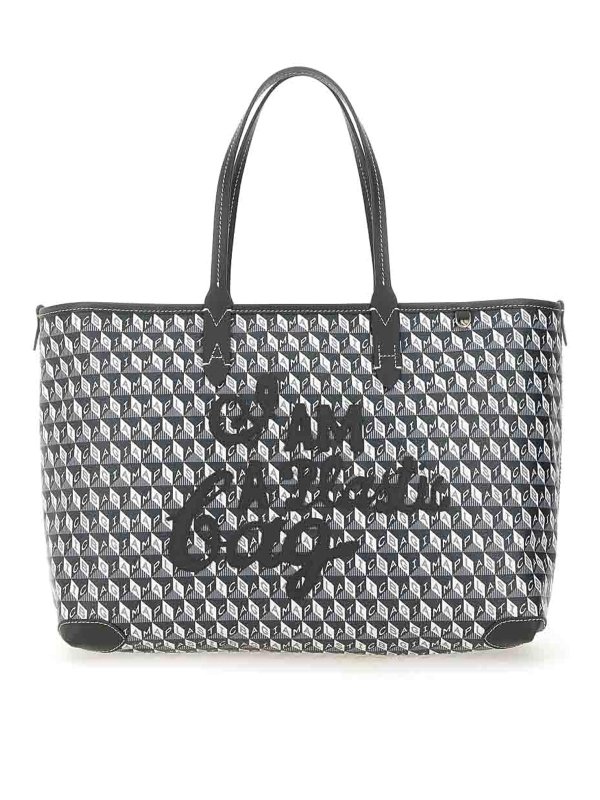 Anya Hindmarch: クロスボディバッグ - クロスボディバッグ - グレー