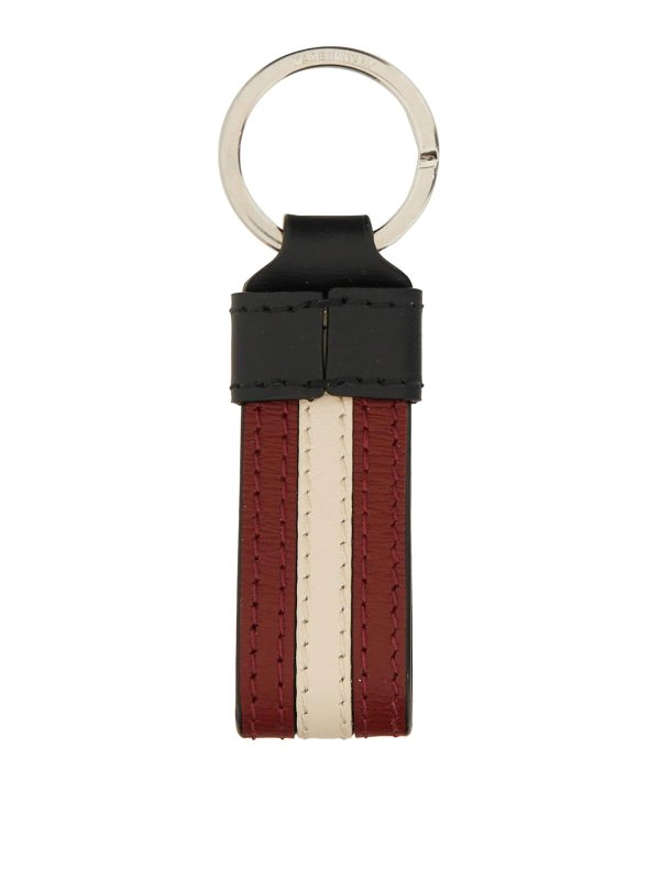 BALLY: key holders - Rbn Stripes Racks