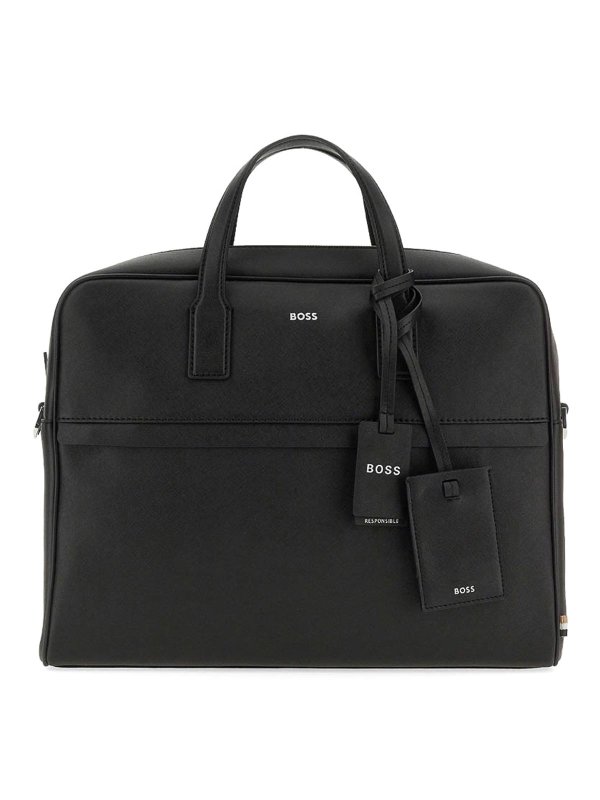 Hugo Boss: クロスボディバッグ - クロスボディバッグ - 黒