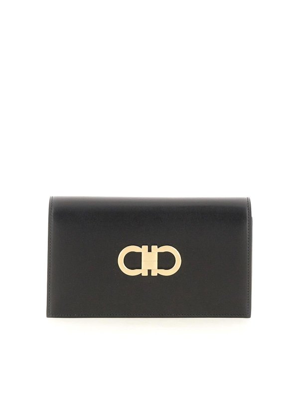 SALVATORE FERRAGAMO: cross body bags - Mini Bag Double Hooks