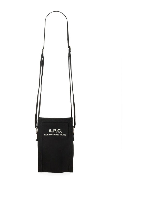 A.P.C.: cross body bags - Shoulder Bag With Logo