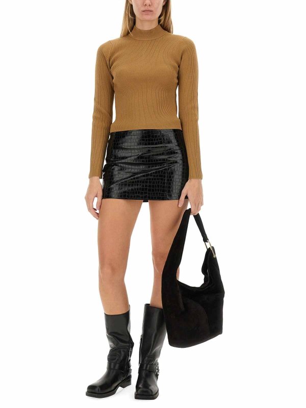 MICHAEL KORS: cross body bags online - Leather Hobo Bag