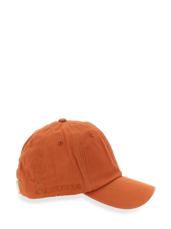 Acne Studios: hats & caps online - Cotton Baseball Cap