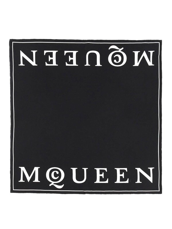 ALEXANDER MCQUEEN: スカーフ - スカーフ - 黒