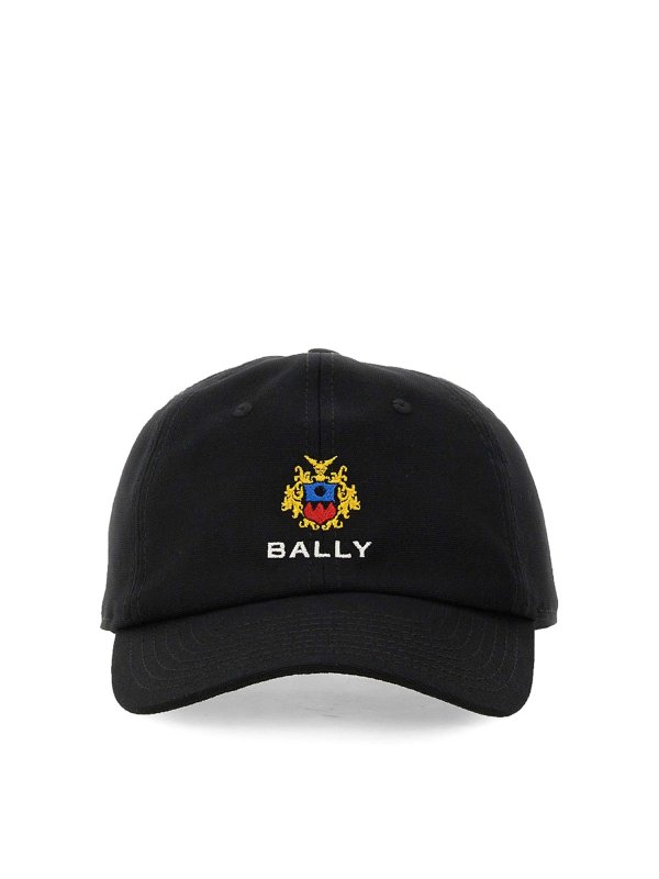 BALLY: hats & caps - Crest Logo Hat