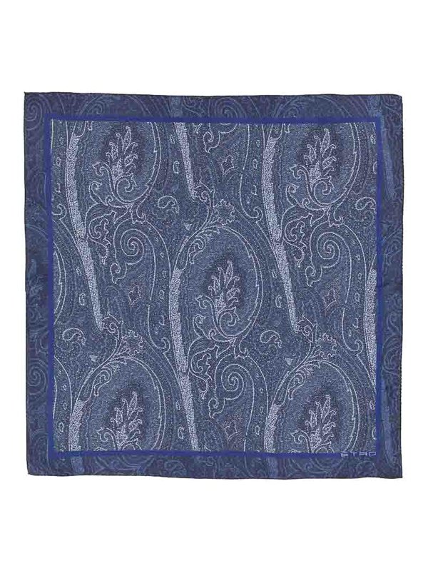 ETRO: Estolas y chales - Estola - Azul