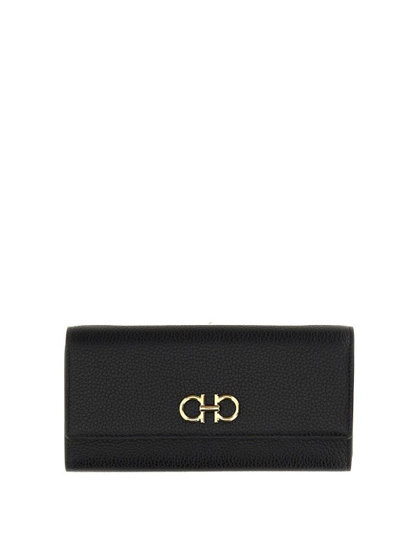 SALVATORE FERRAGAMO: 財布＆ポーチ - 財布 - 黒