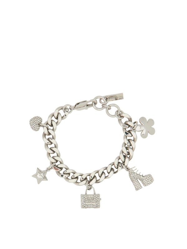 MARC JACOBS: Bracelets & Bangles - The Pave Mini Icon Charm Bracelet