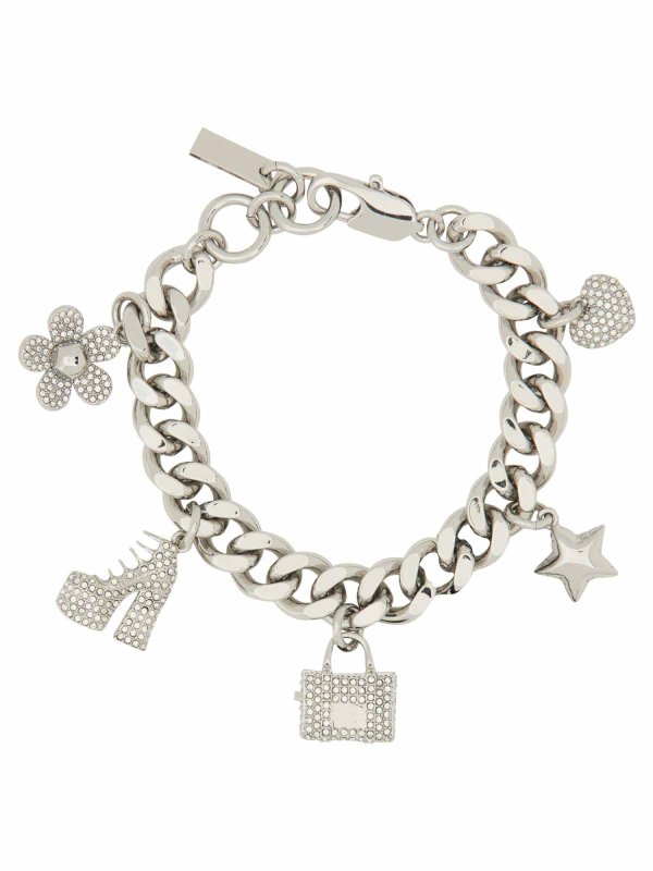 The Best Shops MARC JACOBS: Bracelets & Bangles - The Pave Mini Icon Charm Bracelet