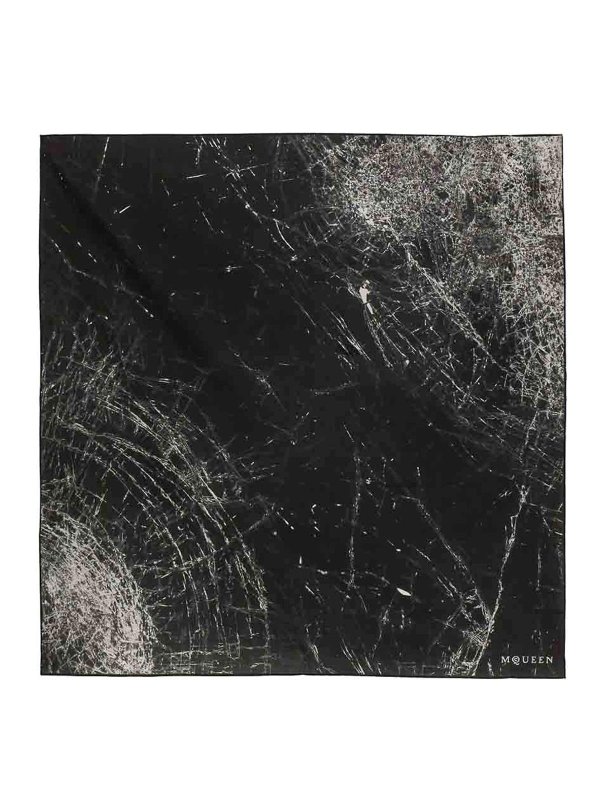 ALEXANDER MCQUEEN: スカーフ - スカーフ - 黒