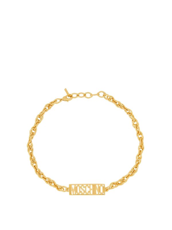 MOSCHINO: Bracelets & Bangles - Logo Bracelet