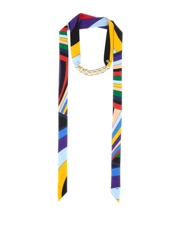 EMILIO PUCCI: Estolas y chales - Estola - Multicolor