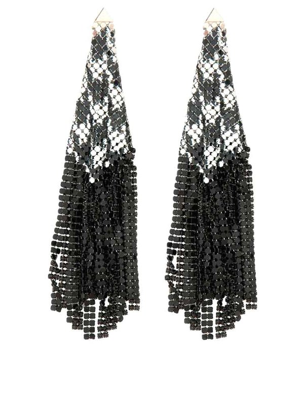 PACO RABANNE: Orecchini - Orecchini lavorati a maglia