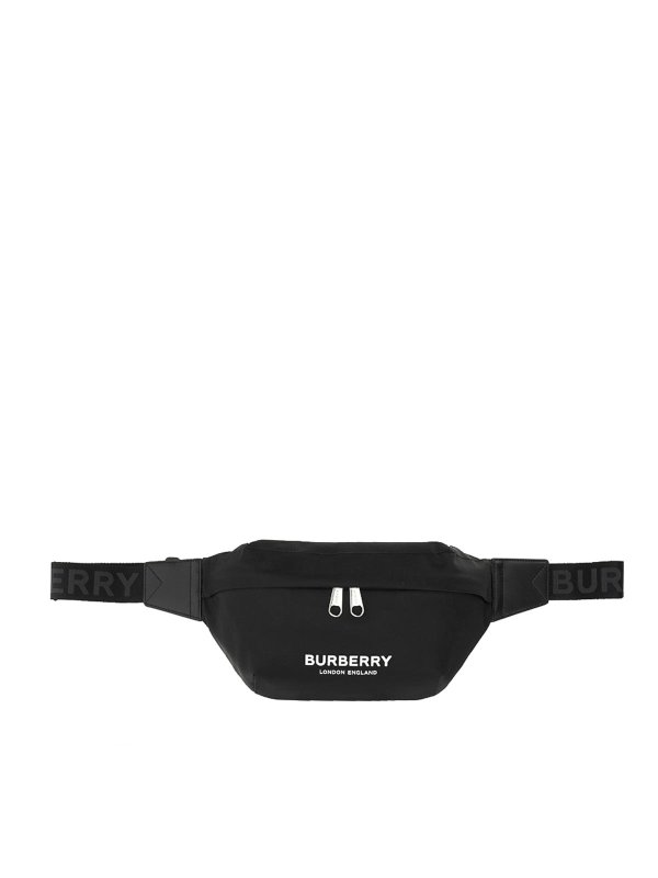 BURBERRY: ウエストバッグ - ウエストバッグ - 黒