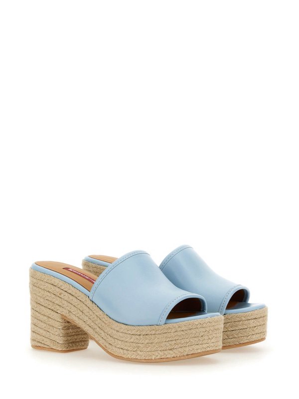 The Best Shops MOSCHINO: sandals - Denim Footbed